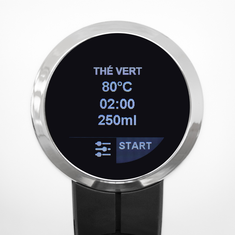 Du thé sur simple pression d'un bouton