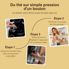 Thé noir Earl Grey de qualité supérieure - sachets de thé