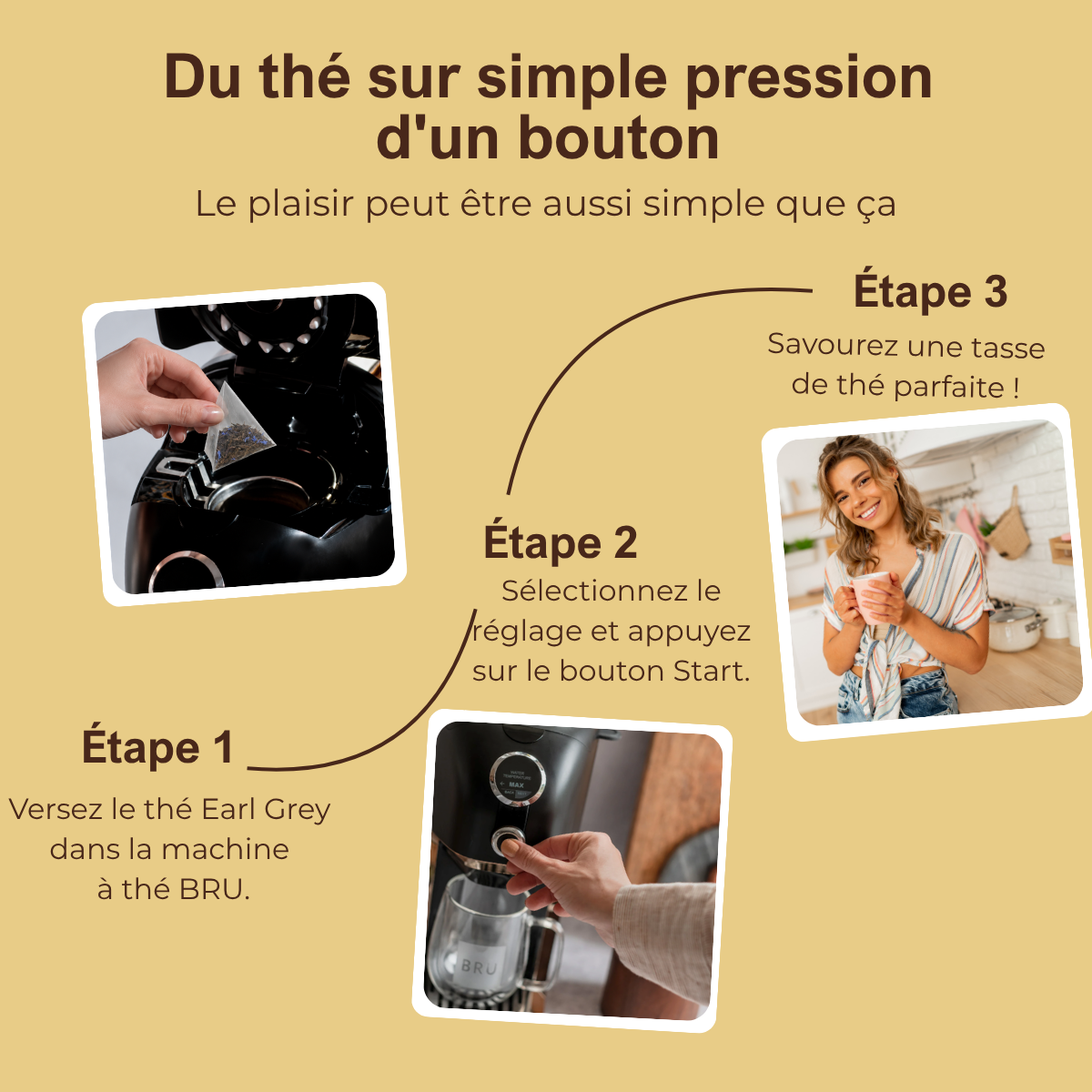 Thé noir Earl Grey de qualité supérieure - sachets de thé