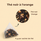 Thé noir à l'orange douce - sachets de thé