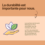 Thé noir à l'orange douce - sachets de thé