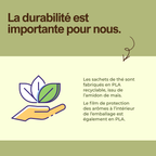 Thé vert au gingembre et citron - sachets de thé