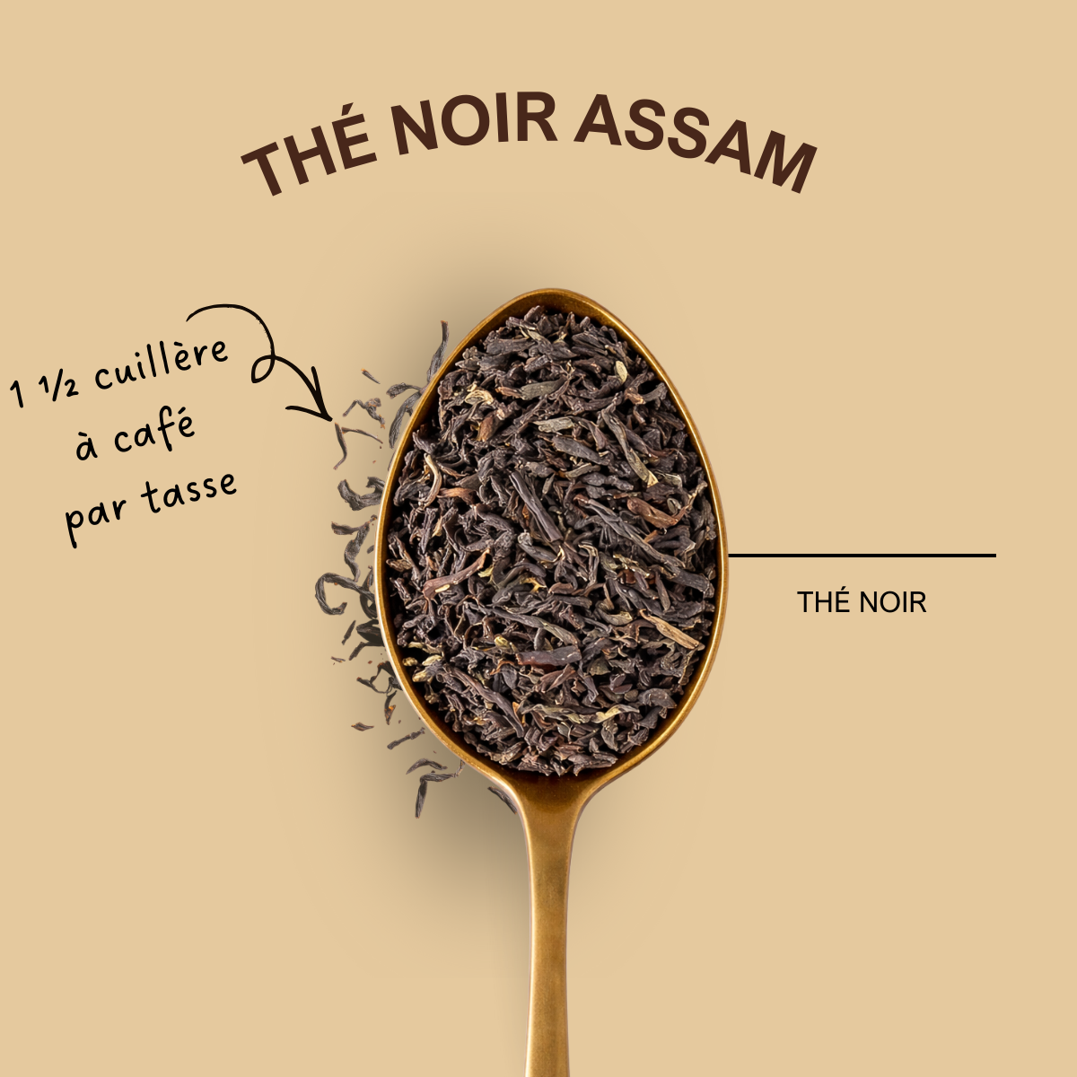 Thé noir Assam d'Inde