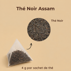 Thé noir Assam d'Inde - sachets de thé