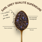 Thé noir Earl Grey de qualité supérieure