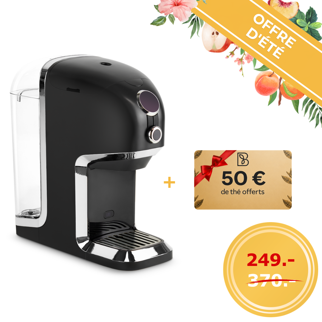 Machine à thé BRU Maker One + Bon d’achat de 50 € pour du thé
