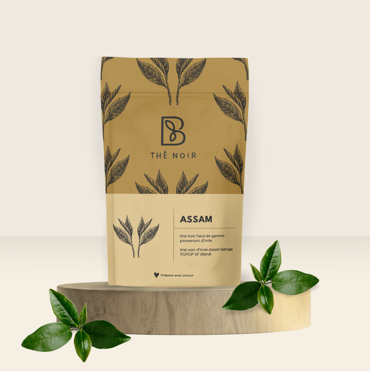 Thé noir Assam d'Inde