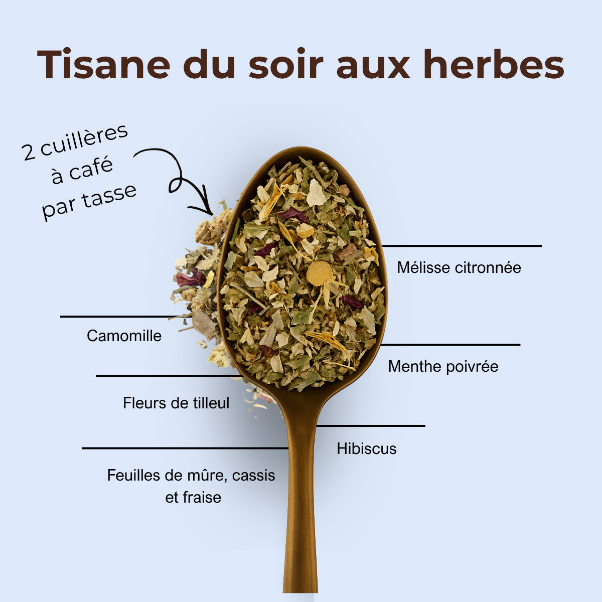 Douce nuit - tisane du soir - thé en vrac
