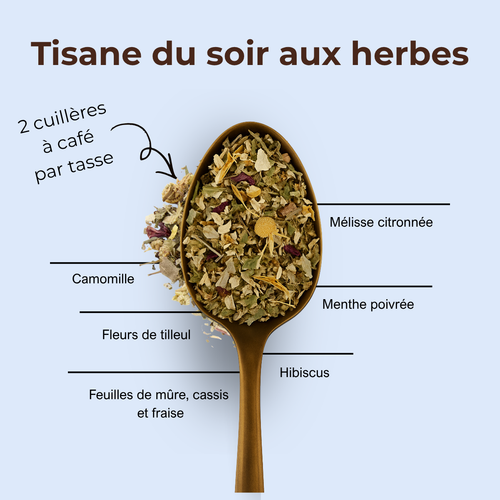 Douce nuit - tisane du soir - thé en vrac