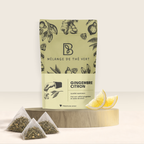 Thé vert au gingembre et citron - sachets de thé