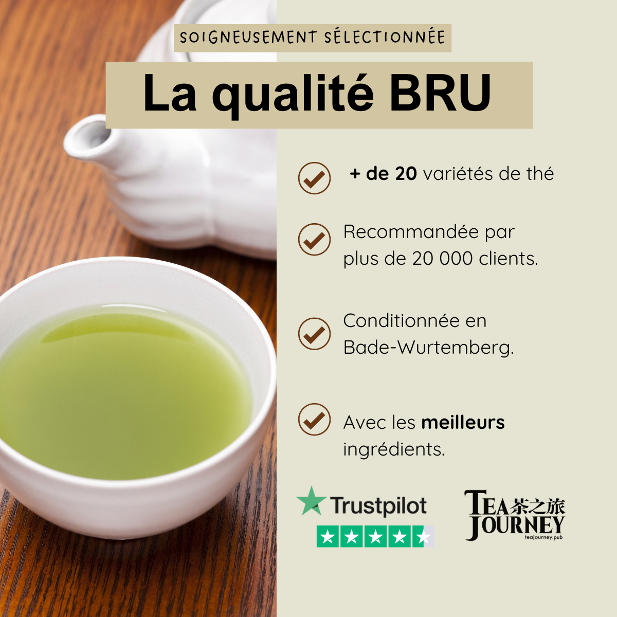Thé vert Sencha du Japon