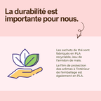 Douce rose - sachets de thé