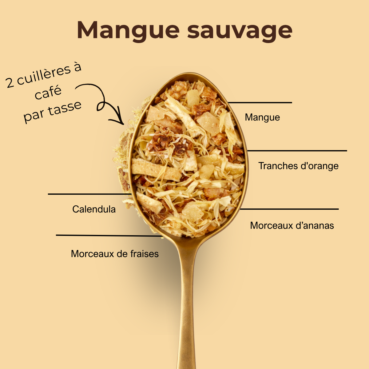 Mangue sauvage - thé en vrac