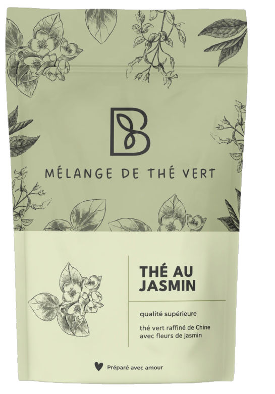 Sachet BRU Thé vert au jasmin