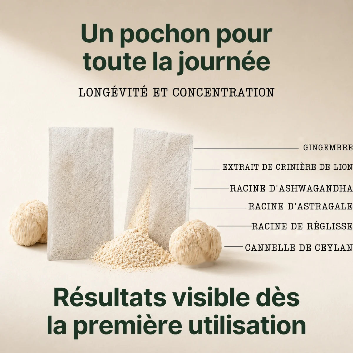 Ashwagandha · Thé vitalité